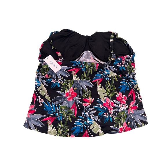 Swimsuits For All Plus Size Women's Tankini Top Swim Skirt Set Size 34W 34 New N - Picture 5 of 14